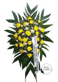 1514 Coroa de Rosas amarelas