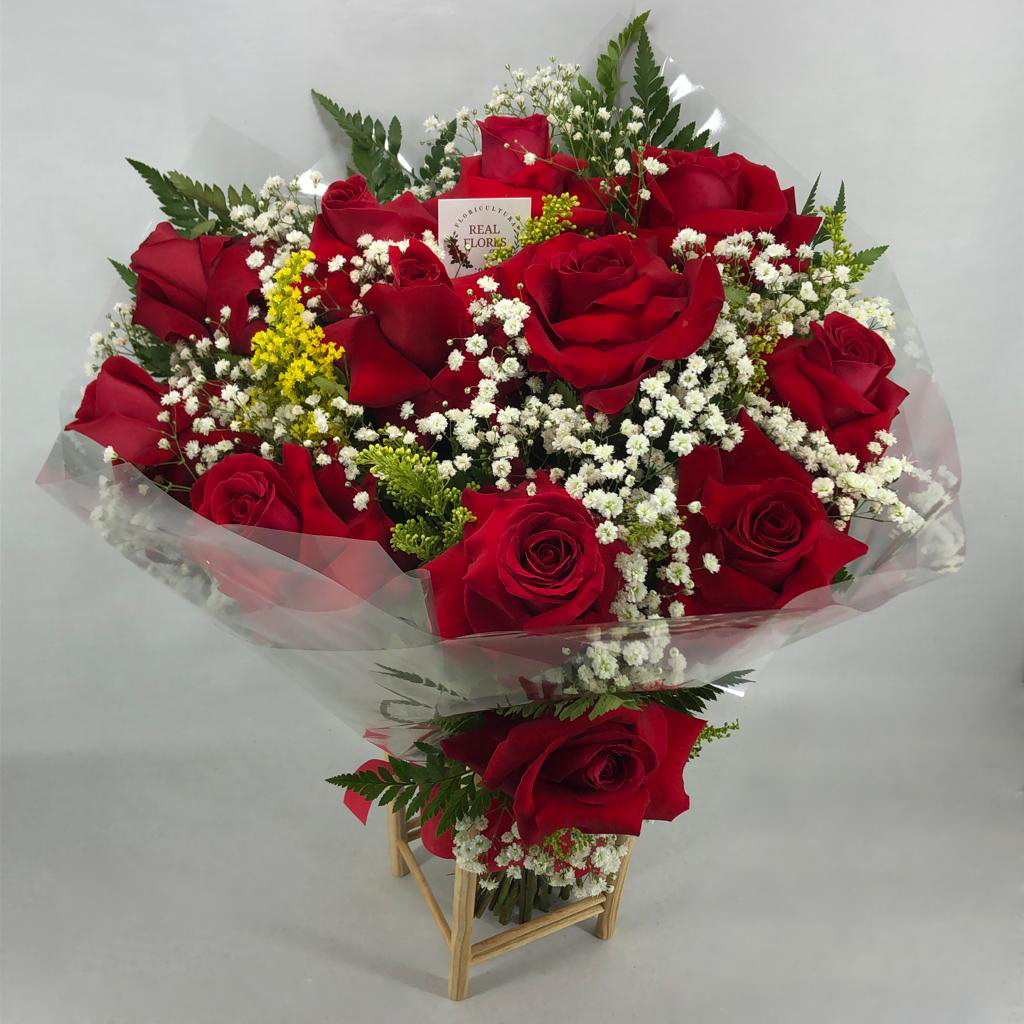 6750 12 Rosas Importadas Premium