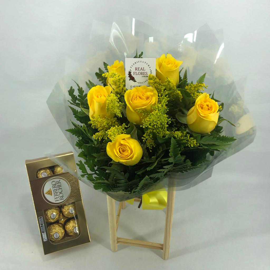 6964 Meia Dúzia Amarelo com Ferrero